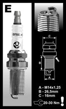 Load image into Gallery viewer, BRSK-ER10S - Brisk Racing ER10S Silver Spark Plug