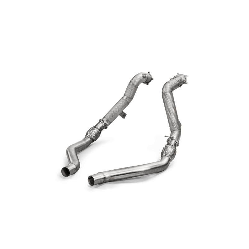 Audi RS6 (2011-2018) Akrapovic Downpipe/Link Pipe Set w/o Cat to Suit Akrapovic System (SS)
