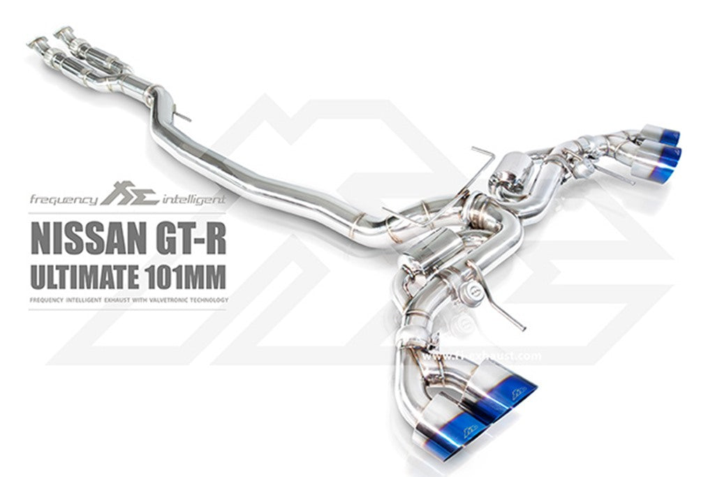 Valvetronic Exhaust System for Nissan GTR R35 101mm Ultimate Power Version 08-16