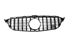 Load image into Gallery viewer, AMG Panamericana Style Grille for Mercedes C Class (AMG Line) C205/W205 15-18 - Black
