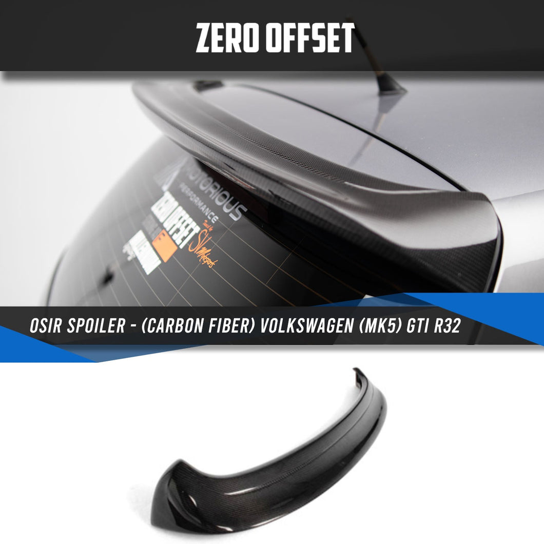 OSIR Style Spoiler (Carbon Fibre) for Volkswagen Golf (MK5) GTI & R32 - 2003-10