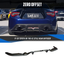 Load image into Gallery viewer, TRD V2 Style Rear Diffuser for 17-21 Toyota 86
