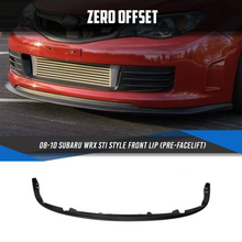 Load image into Gallery viewer, STI Style Front Lip for 08-10 Subaru WRX (Pre-Facelift)