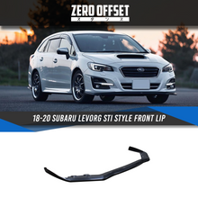 Load image into Gallery viewer, STI Style Front Lip for 18-21 Subaru Levorg (Standard Bumper)