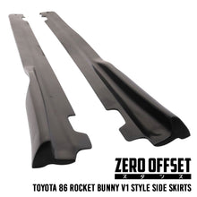 Load image into Gallery viewer, Rocket Bunny V1 Style Side Skirts for 12-21 Toyota 86 (ZN6)/Subaru BRZ (ZC6)
