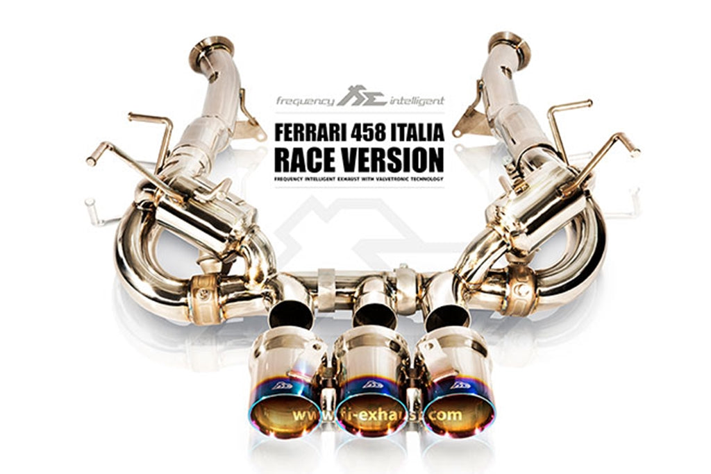 Valvetronic Exhaust System for Ferrari 458 Italia / Spider Race Version 09-15