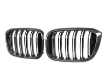Load image into Gallery viewer, M Performance Style Pre Pregged Dry Carbon Fiber Grille (Dual Slat) for BMW X3 G01 / X4 G02 Pre LCI 2017-2021
