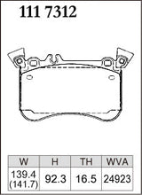 Load image into Gallery viewer, Mercedes-Benz A45 (2012-2015) W176 Dixcel Type M Brake Pads (Front)
