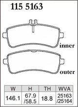 Load image into Gallery viewer, Mercedes-Benz AMG GT S (2014-2026) R190 Dixcel Type Z Brake Pads (Front)
