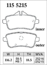Load image into Gallery viewer, Mercedes-Benz A45 (2012-2015) W176 Dixcel Type M Brake Pads (Rear)
