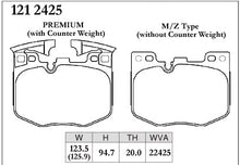 Load image into Gallery viewer, Toyota Supra (2018-2026) A90 Dixcel Type Z Brake Pads (Front)
