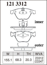 Load image into Gallery viewer, BMW 335i (2004-2012) E90 Dixcel Type Z Brake Pads (Front)
