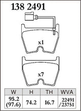 Load image into Gallery viewer, Audi RS 3 (2015-2017) 8V/8S Dixcel Type M Brake Pads (Front)
