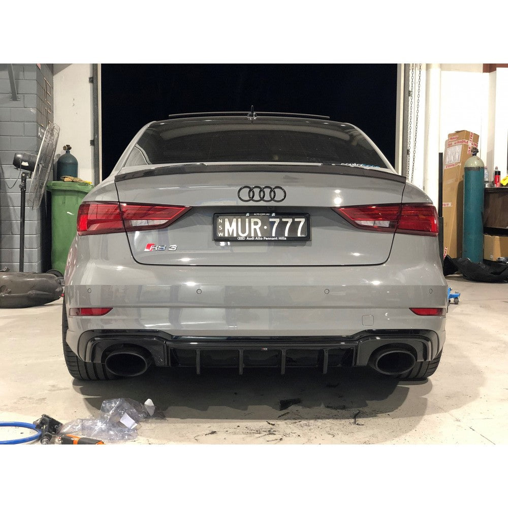 Audi RS3 (ALL YEARS) 8V. Maxton Design Audi RS3 8V. Facelift Sedan Rear Diffuser