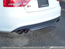 Load image into Gallery viewer, Audi S5 (2007-2017) B8/B9 AWE Tuning Touring Edition Exhaust - Diamond Black Tips (102mm)
