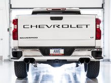 Load image into Gallery viewer, GM Silverado (2019-2027) 4th Gen AWE Tuning 0FG Catback Dual Side Exit (Flat Bumper)
