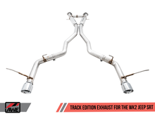 Load image into Gallery viewer, Jeep Grand Cherokee SRT (2012-2018) WK2 AWE Tuning Track Edition Exhaust (Diamond Black Tips)
