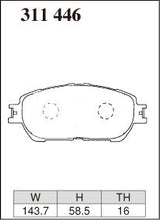 Load image into Gallery viewer, Toyota Caldina (2002-2008) ST246W Dixcel Type Z Brake Pads (Front)
