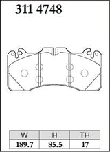 Load image into Gallery viewer, Lexus RC F (2014) USC10 Dixcel Type Z Brake Pads (Front)
