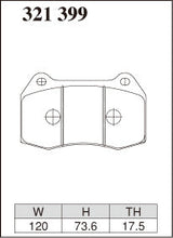 Load image into Gallery viewer, Nissan GT-R (1989-2013) R32 Dixcel Type Z Brake Pads (Front)
