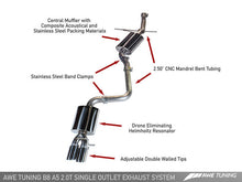 Load image into Gallery viewer, Audi A5 (2007-2009) B8/B8.5 AWE Tuning Resonated Performance Downpipe
