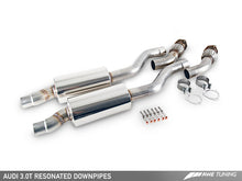 Load image into Gallery viewer, Audi S4 (2007-2009) B8 AWE Tuning Resonated Downpipes

