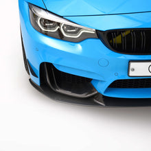 Load image into Gallery viewer, BMW M3 F80 &amp; M4 F82 Carbon Fiber Front Bumper Canards 2013-2020
