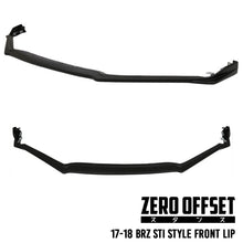 Load image into Gallery viewer, STI V2 Style Front Lip for Subaru BRZ (ZC6) 2017-2021
