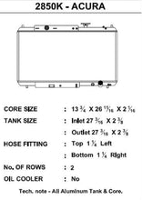Load image into Gallery viewer, Honda Civic (1992-2001) CSF K-Swap All-Aluminum Radiator (Raw)

