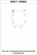 Load image into Gallery viewer, Honda Civic (1992-2000) CSF All-Aluminum Fan Shroud w 12-inch SPAL Fan (Mirror)
