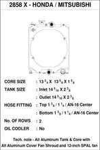 Load image into Gallery viewer, Honda Civic (1992-2006) EG CSF The Ultimate Half Radiator (2 Row 42mm Core)

