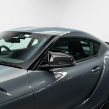 Load image into Gallery viewer, M Performance Style Pre Pregged Dry Carbon Fiber Mirror Caps for BMW 1/2 Series X1/X2/Z4 F39 F40 F44 F48 G29 &amp; Toyota Supra A90

