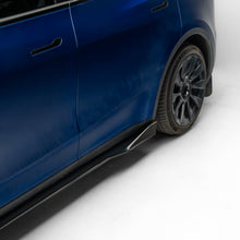 Load image into Gallery viewer, Tesla Model Y V2 Carbon Fiber Side Skirts 2022-2024

