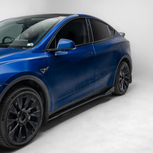Load image into Gallery viewer, Tesla Model Y V2 Carbon Fiber Side Skirts 2022-2024
