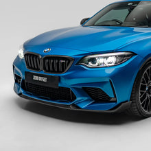 Load image into Gallery viewer, M Performance Style Carbon Fibre Front Lip for BMW F87 M2 Competition 2019-2021
