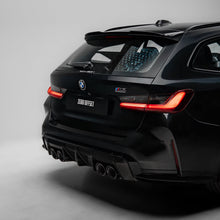 Load image into Gallery viewer, M-Performance Style Pre Pregged Dry Carbon Diffuser for BMW M3 G80 G81 / M4 G82 G83 (Standard Quad Tip) 2020+
