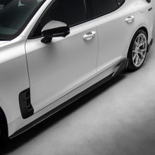 Load image into Gallery viewer, Kia Stinger Carbon Fiber Side Skirts V3 2018-2023
