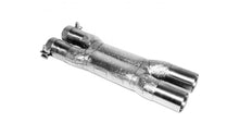 Load image into Gallery viewer, Ferrari Monza SP1 (2019-2021) Novitec Exhaust Replacement Pipe X-Pipe System Gold-Plated (Stainless Steel)
