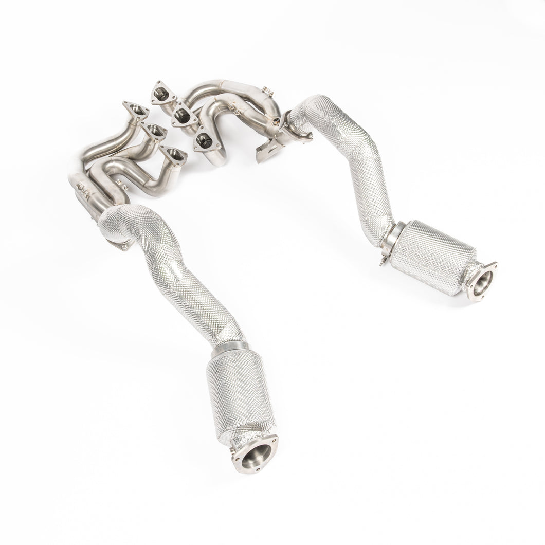 INCONEL RACE MANIFOLDS & TITANIUM LINK PIPES (SILENCED)