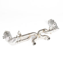 Load image into Gallery viewer, TITANIUM VALVED RACE PIPE (HEAT SHIELDED RACE CATS)
