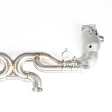 Load image into Gallery viewer, TITANIUM VALVED RACE PIPE (HEAT SHIELDED RACE CATS)

