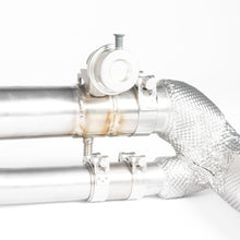 Load image into Gallery viewer, TITANIUM VALVED RACE PIPE (HEAT SHIELDED CAT DELETE)
