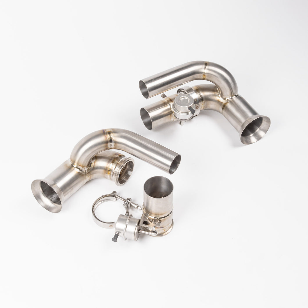 Porsche GT3 (2004-2018) 997 & 991 JCR Titanium Side Silencer Bypass (VALVED)