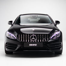 Load image into Gallery viewer, AMG Panamericana Style Grille for Mercedes-Benz C Class (AMG Line) C205/W205 2015-2018 - Silver
