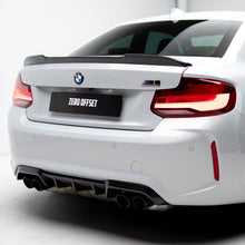 Load image into Gallery viewer, M Performance Style Carbon Fiber Rear Diffuser Pre-Pregged Dry Carbon Fiber for BMW M2 F87 2016-2021
