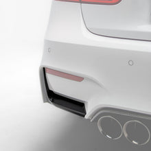 Load image into Gallery viewer, MP Style Rear Bumper Splitters Pre Pregged Dry Carbon for BMW M3 F80 / M4 F82/F83 2014-2020
