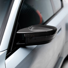 Load image into Gallery viewer, M-Performance Style Pre Pregged Dry Carbon Fiber Mirror Caps for BMW M240i G42 / M340i LCI /M2 G87 / M3 G80 G81 / M4 G82 G83 2020+

