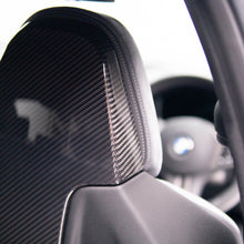 Load image into Gallery viewer, OEM Style Carbon Fiber Upper Front Backrest Cover for BMW 2 Series G42 / 3 Series G20 / M3 G80 / M4 G82 / M8 F91 F92 F92 / X3M F97 / X4M F98
