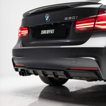 Load image into Gallery viewer, M Performance Style Rear Diffuser for BMW 3 Series (F30) 12-18
