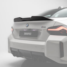 Load image into Gallery viewer, M Performance Style Pre Pregged Dry Carbon Fiber Spoiler for BMW 2 Series Coupe G42 2021+ / M2 G87 2023+
